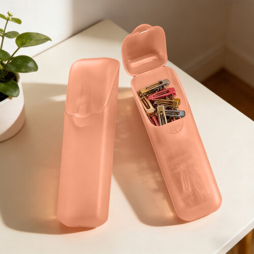 Portable Organizer Box, Mini Storage Container with Lid, Compact Stackable Design, for Small Items Accessories, Ideal for Home Travel Use