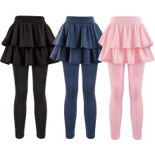 Meisjes schooluniform: Broek, Leggings met Rokje, Stretch, Warme Jegging, 4-12 Jaar