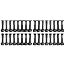 32 Set 1 Inch Skateboard Mounting Hardware Screws Bolts Parts