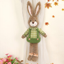 Hand-Knitted Rabbit Curtain Tiebacks Spring Decor 1PC