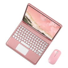 Retro Touch Keyboard and Mouse Case compatible with iPad Pro 11 (2021) - Stylish Protection and Enhanced Typing Experience