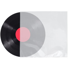 50pcs Record Covers CD Bags CPP Transparent Data Corruption Prevention Storage