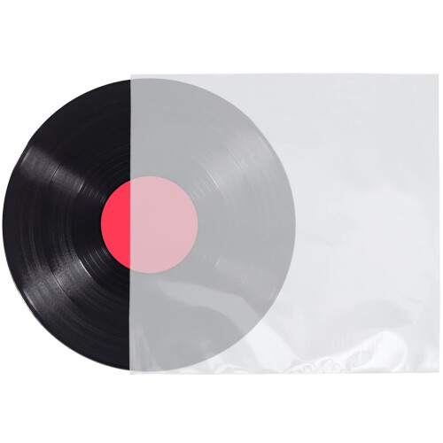 50pcs Record Covers CD Bags CPP Transparent Data Corruption Prevention Storage