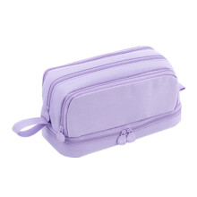 Multi-Layer 4-Window Large-Capacity Pencil Case, Compatible with Japanese Stationery, for Boys & Girls