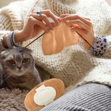 Fine Baby Wool Yarn, Soft & Luxurious, Safe for Sensitive Skin, Ideal for Knitting Baby Clothes, Scarves, Hats – Compatible with 2-3.5mm Hooks