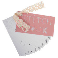 Mini Sewing Book Card Set with Techniques and Travel Kit