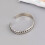 2pcs S925 Sterling Silver Open Bangle Personality Twisted Cuff Bracelet Men-default 3