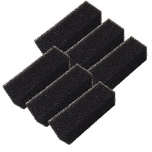 Foam Insert Foam Filter Pads Compatible with Aqua Clear 110 AquaClear 500 Replacement Black Pre-Filter (Pack of 6)