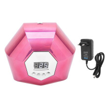 UV LED Nail Lamp For All Gel Types, Rechargeable With Quick Curing High Power Output And Auto Sensor Activation, Adjustable Timer Settings For Custom