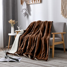 Fleece Blanket Coffee Throw Blankets for Couch & Bed Luxury Plush Cozy Fuzzy Blanket, Super Soft Warm Lightweight Throw Blanket for Travel Camping
