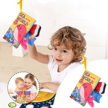 Early Education Fabric Book – Tear-Resistant, Sensory Learning, Bright Illustrations, Durable Cloth Book for Toddlers & Classrooms