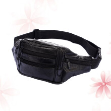 Waist Pack Kangaroo Fanny Packs for Women Large Capacity Waist Bag Men's Black