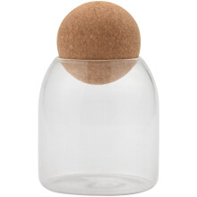 500ML Cork Lead-Free Glass Jar with Lid Bottle Storage Tank Sealed Tea Cans Cereals Transparent Storage Jars