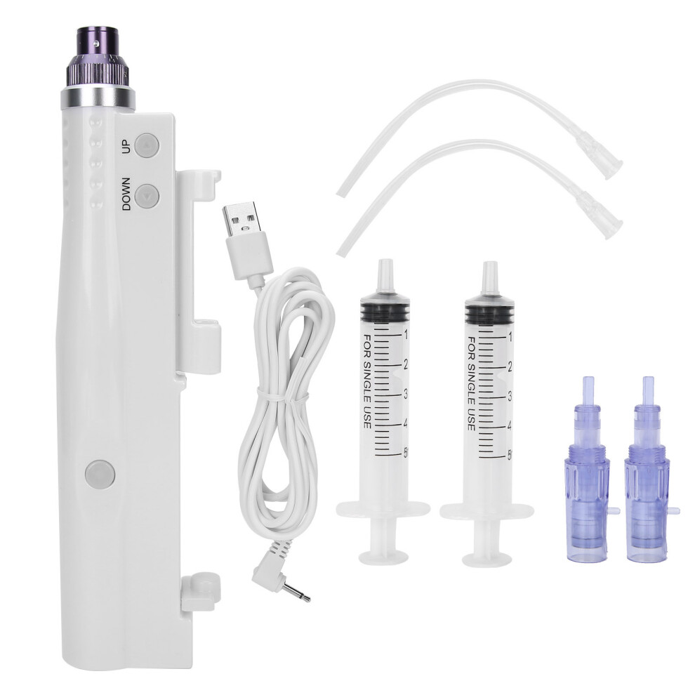 Innovative3In1Skin Rejuvenation Device Featuring Led Light Therapy Microneedling Enhancement And Thermal Ice Massage Functions For Daily At Home