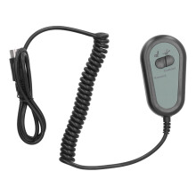 Nem at installere fjernbetjening med 5-bens stik, udskiftning til lænestol, op- og ned-knapper, oval stil, universel og holdbar, kompatibel med Pow