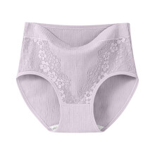 High Waist Cotton Underwear for Women Full Coverage Panties Floral Print Briefs
