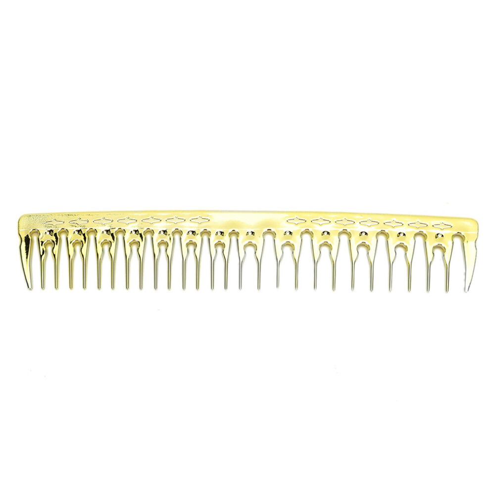 Unisex Detangle Knotted Hair Hair Comb, Japanese Artisan Design Ergonomic Handle Design With Stylish Aluminum Comb Dense And Sparse Teeth Design Lightweight