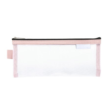 Transparent Mesh Pencil Case – Large Capacity, Clear View, Durable & Eco-Friendly Organizer for Kids & Office