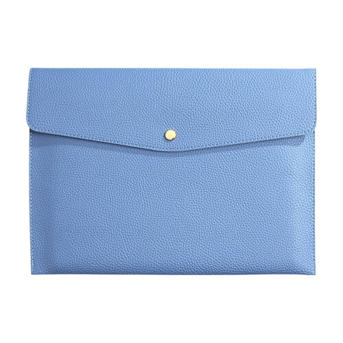 Waterproof Leather A4 Document Pouch with Hand Strap