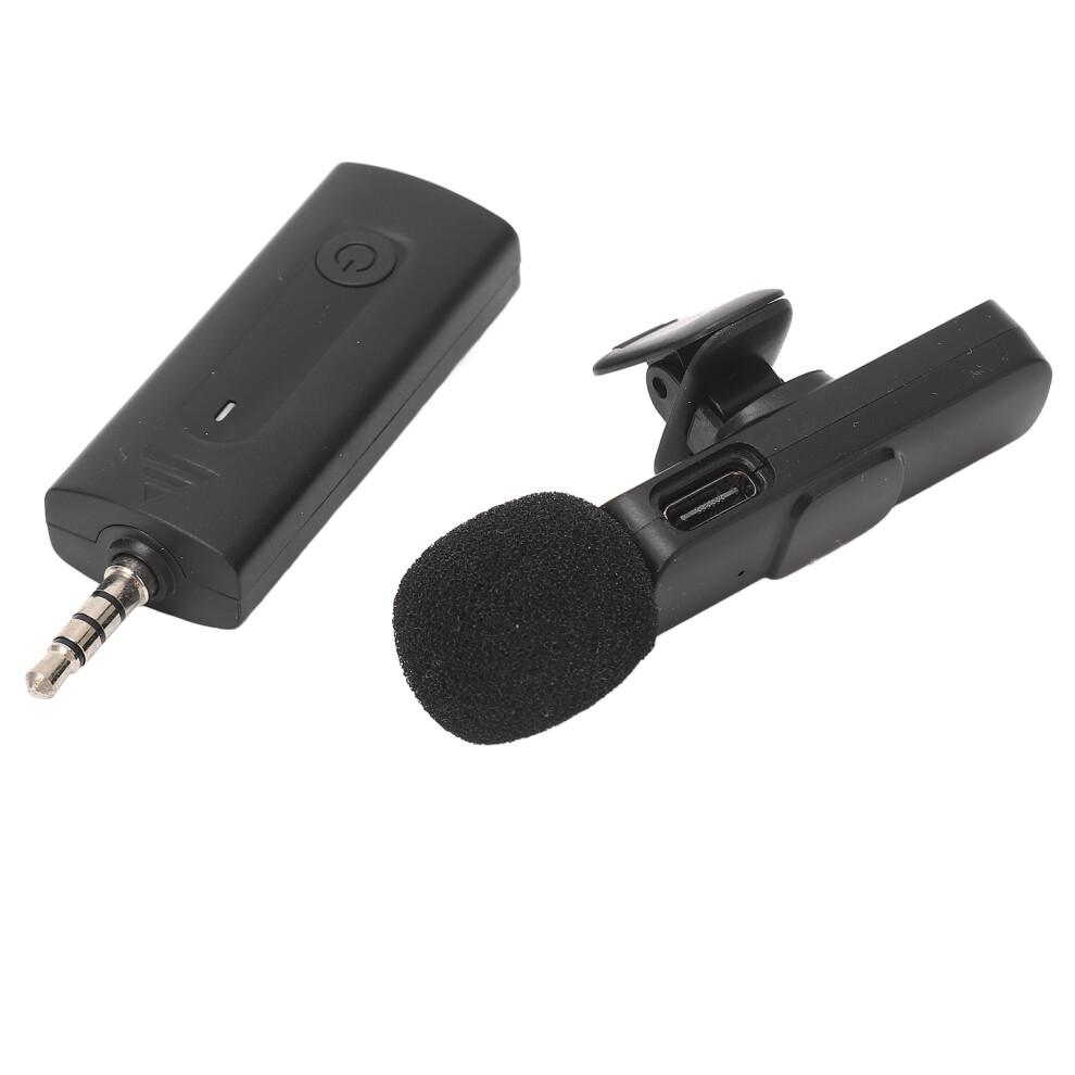 Wireless Lavalier Mic With Noise Reduction, 60Mah, Portable For Camera & Audio 8381388813621