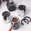 Aluminum Alloy Portafilter Holder Stand, Adjustable, Silver 6