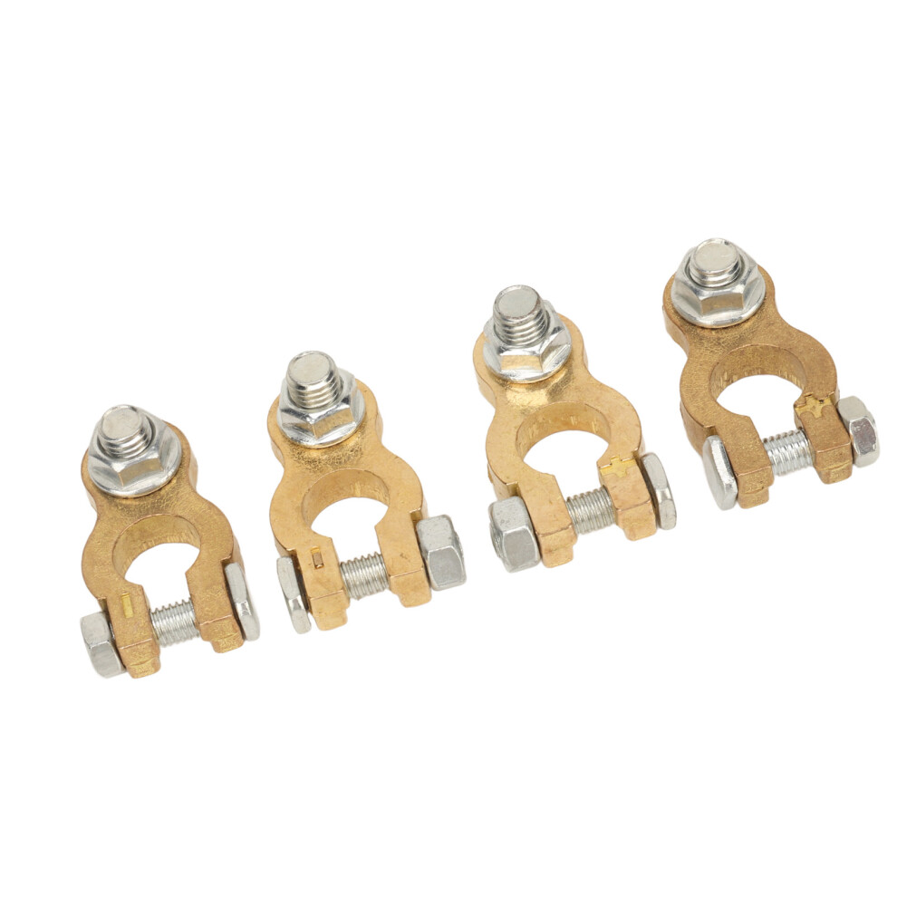 12V Battery Terminal Connectors M8 Top Post Clamp For Cars, Rvs, Yachts 7901387574913