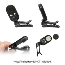 Accordeur de guitare à clip avec écran LCD couleur, arrêt automatique, accordage polyvalent pour cordes