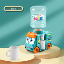 (Green, School Bus) Kids Mini Water Dispenser Toy, Pretend Play Gift for Boys & Girls