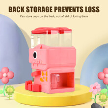 (Pink, Dinosaur) Kids Mini Water Dispenser Toy, Pretend Play Gift for Boys & Girls