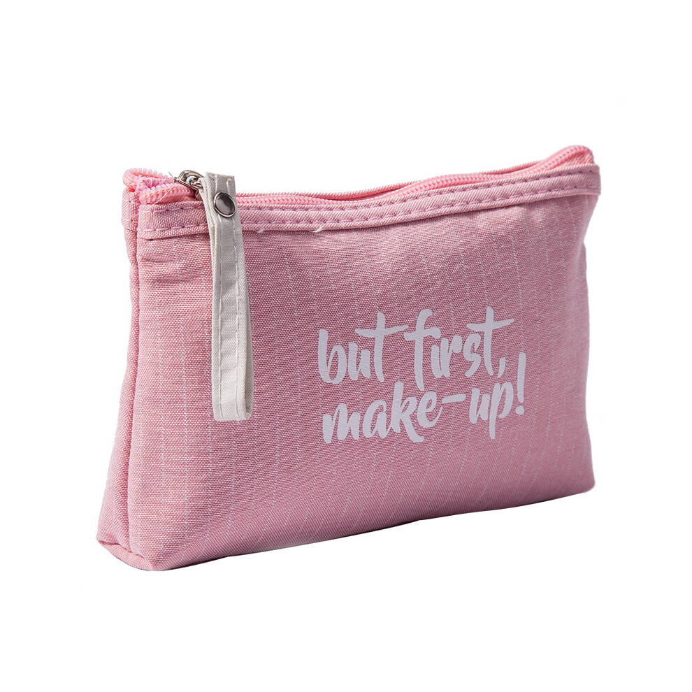 Dachuang Beauty (Pink) Mini Letter Print Travel Cosmetic Bag