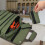 (Green) Durable Tool Bag for Mechanics w/ Multi-Pockets 5