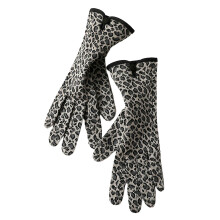 Damen-Winterstrickhandschuhe, Thermohandschuhe für kaltes Wetter, einfarbige, dehnbare Handschuhe, Touchscreen-kompatible Alltagshandschuhe, Schwarz