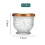 Γυάλινο δοχείο αποθήκευσης βουτύρου με καπάκι για πολυλειτουργικό δοχείο 2