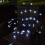 Ηλιακά φώτα χιονονιφάδας 23ft50-LED, πολύχρωμη εξωτερική χριστουγεννιάτικη 6