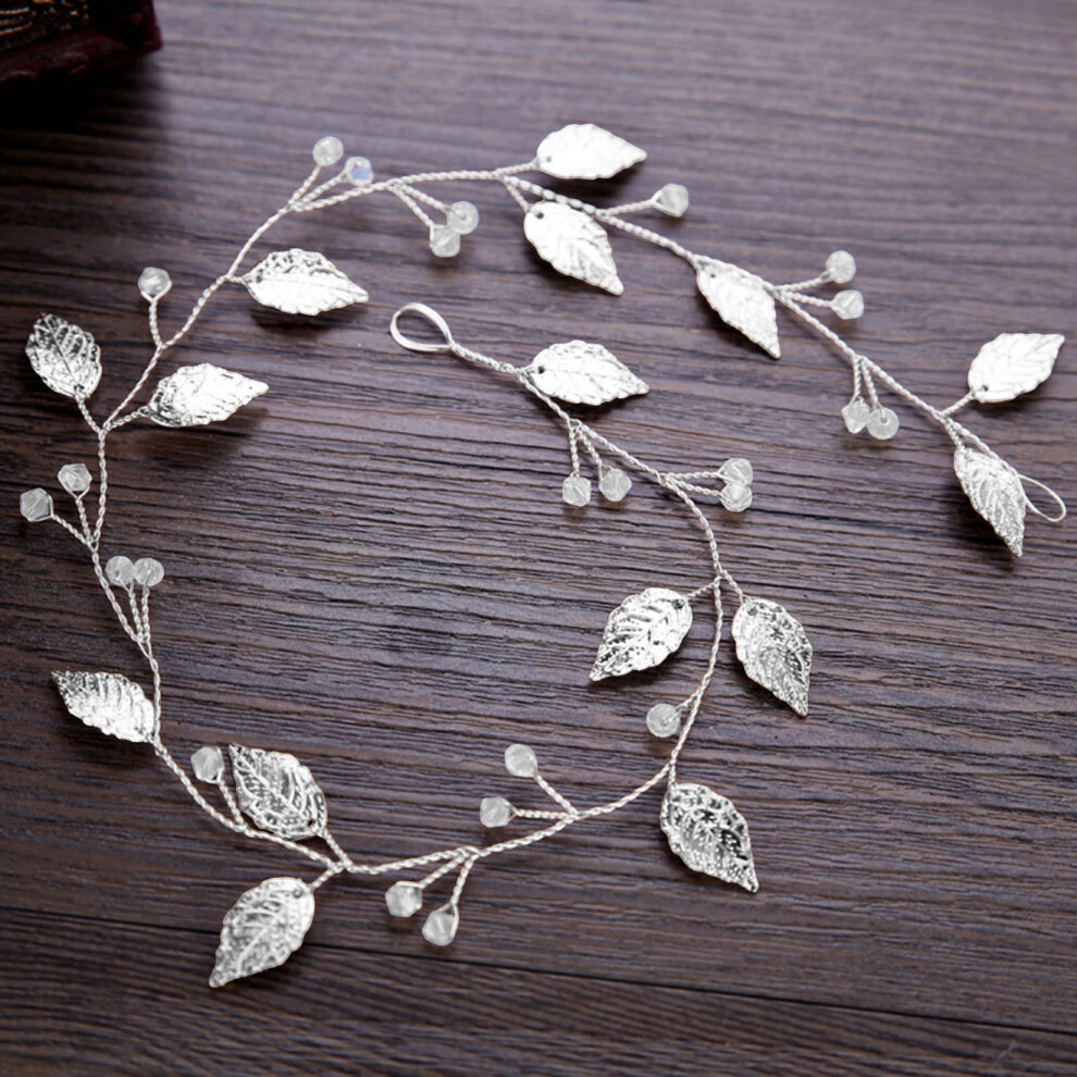 Dachuang Beauty (Silver) Gold Metal Hair Hoop - Party Fashion Accessory