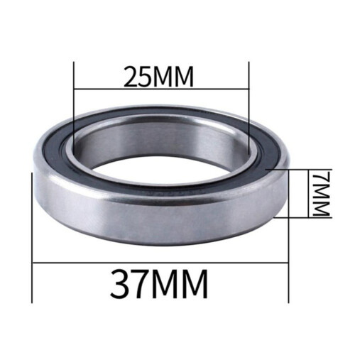 Ρουλεμάν, 25*37*7MM6805-2RS Λεπτό Τοίχωμα με Βαθιά Αύλακα, Συσκευασία 2, για Ομαλή 1