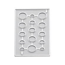 Geometrische Formen, Stanzformen für Wassertropfen, Metallstanzformen für DIY-Kartenherstellung, Prägen, Scrapbooking, Papierdekorationen