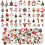 Christmas Enamel Charms Pendant Set 50 pcs 1