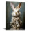 Retro Easter Bunny Canvas Poster 24x36 inch 1