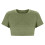 Top corti estivi da ragazza, magliette oversize a girocollo, a maniche corte, basic. 5