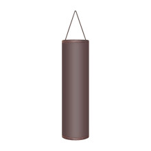 Fabric Hanging Garbage Bag Dispenser – Cylindrical Organizer for Kitchen & Bathroom, Compatible with Standard Plastic Bags