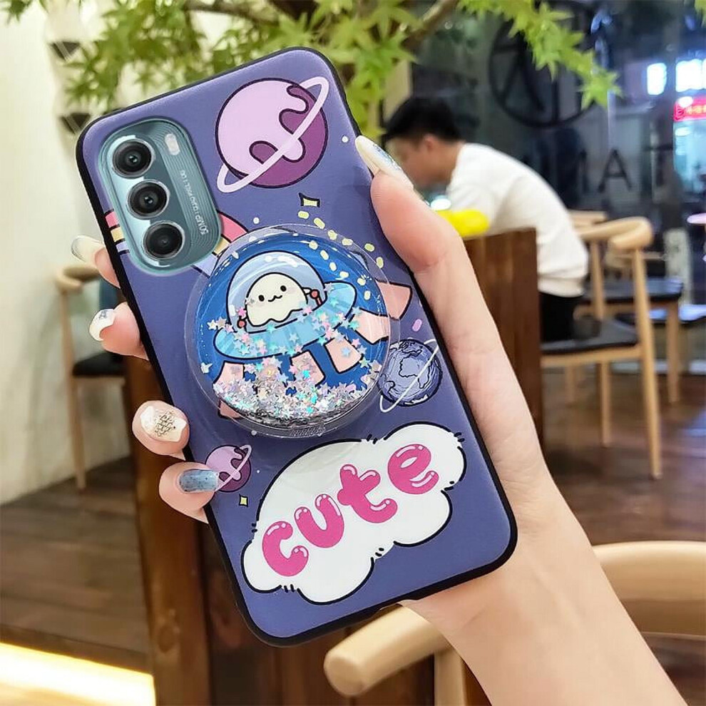 Moto G Stylus 5G 2022 Phone Case – Anti-Knock, Quicksand Glitter, Kickstand, Waterproof, Dirt-Resistant, Soft Silicone Cover 9482726288206