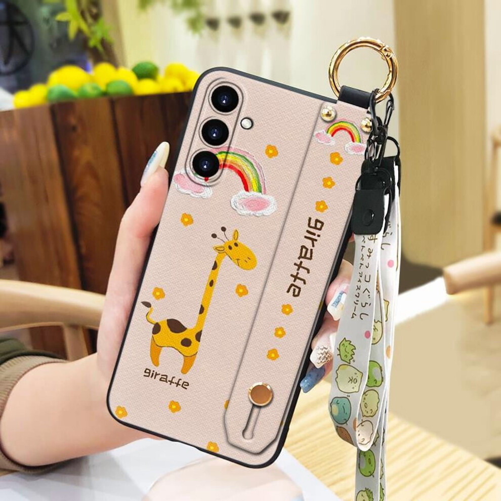 Phone Case For Samsung Galaxy A15 Â Dirt-Resistant, Waterproof, Shockproof Silicone Case With Wrist Strap & Ring Lanyard 9482726287896