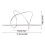 (Silver) Minimalist X-Shaped Hair Pins - Elegant Bun Sticks 2