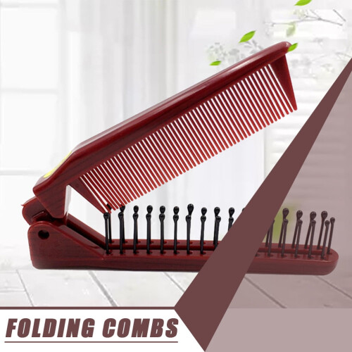 4pcs Foldable Combs Folding Comb Anti-static Plastic Comb Hair Styling Combs 1