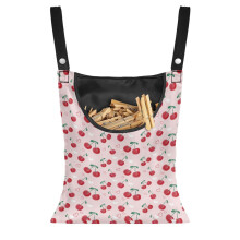 Cherry Clothes Pins with Bag & Hanging Hook – Clothesline Organizer Rack, Dirt-Resistant Storage for Outdoor/Wardrobe Use