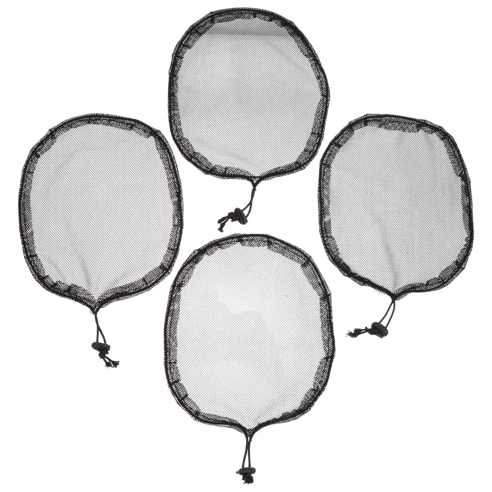 Unisex 4Pcs Ponytail Hairnets Elastic Hair Bun Holding Hairnet Simple Wig Accessories