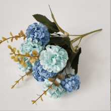 3Pcs Hydrangea Artificial Flowers, Fake flowers, Flores Artificiales Para, Wedding Decor, Blue