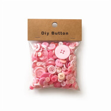 2-Pack Assorted Resin Buttons (0.9-3.5cm), Durable Round DIY Sewing & Crafting Buttons, Style 13