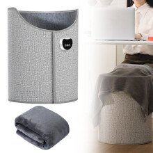 Portable Heated Foot Warmer Desk Foot Pad With Foldable Design Soft Blanket Energy-Saving Quick Heating For Office Dorm Or Home